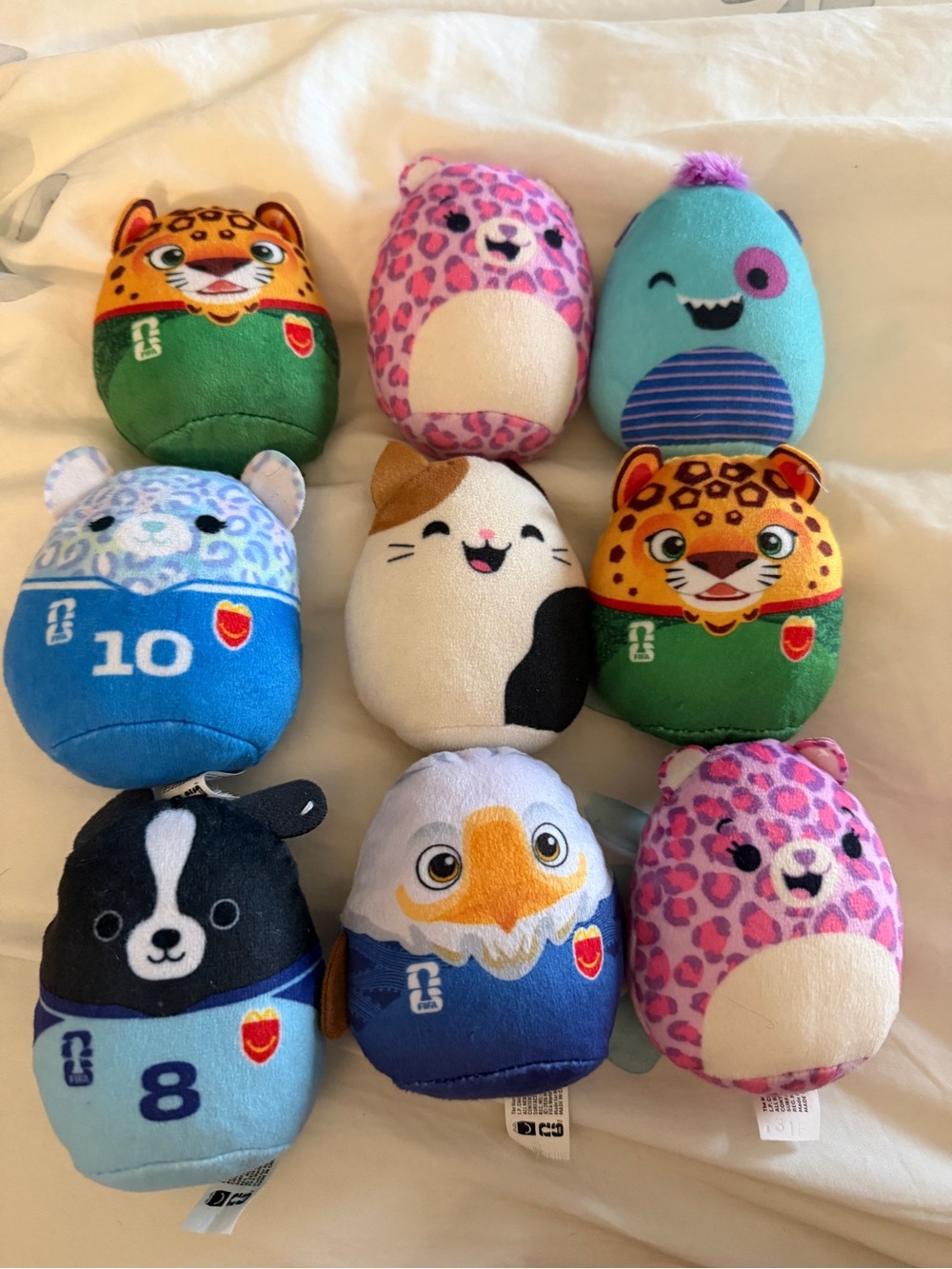 McDonald’s 9 SQUISHMALLOW COLLECTIBLES (Soccer World Cup and Others)